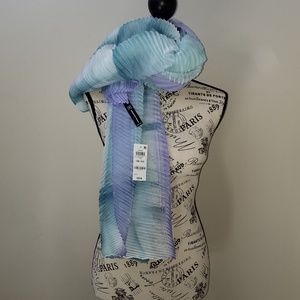 INC Ombre lavender teal "springy" scarf